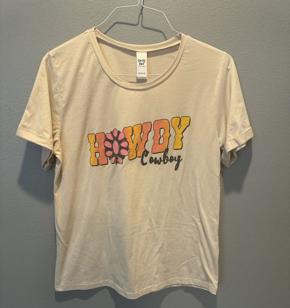 Daisy Rae Howdy Partner Graphic Tee Women’s M